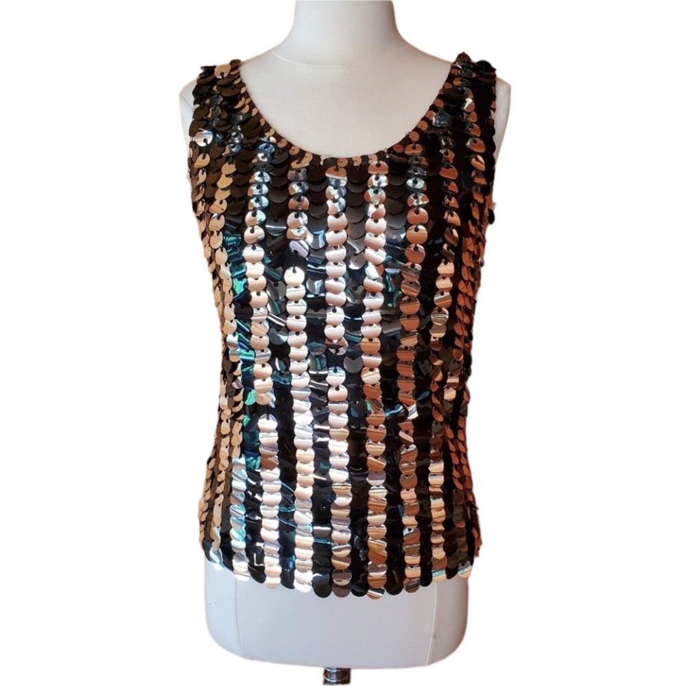 Vintage Black & Silver, 100% lined Wool, Handdecor